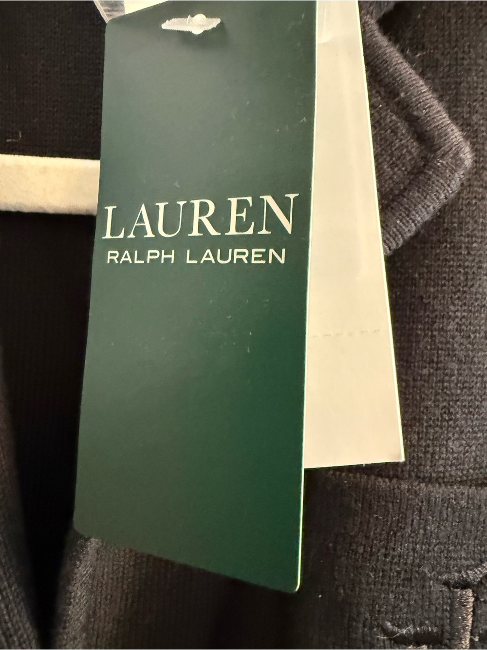 Lauren Ralph Lauren Black Blazer with Chest Monogram - Picture 5 of 8